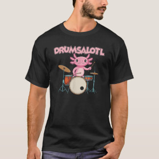 Camiseta Salamander Drummer Amphibian Drumsalotl Funn