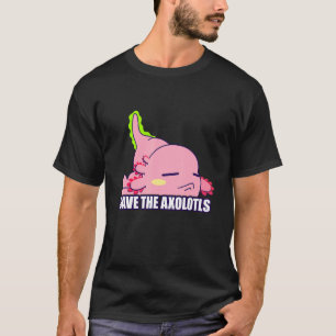 Camiseta Salamandra Do Axolotls Kids Men Women