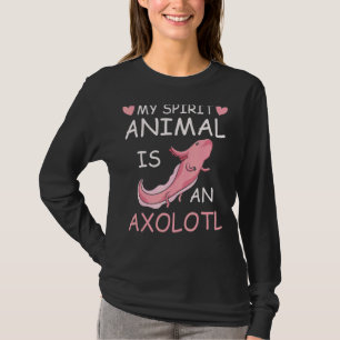 Camiseta Salamandra Mexicana Meu Animal Espírito É Um Axolo