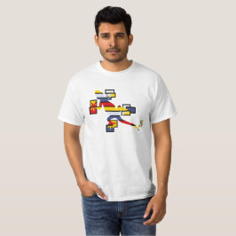 Camiseta salamandra mondrian
