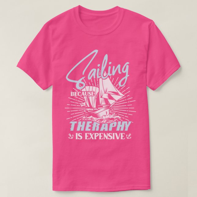 Camiseta Salando porque Theraphy é um wingsails caro. (Frente do Design)