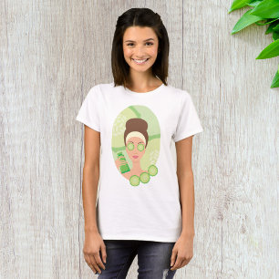 Camiseta Salão de Beleza Facial Spa de Pepino