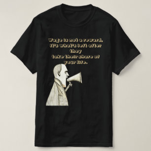 Camiseta Salário não é recompensa