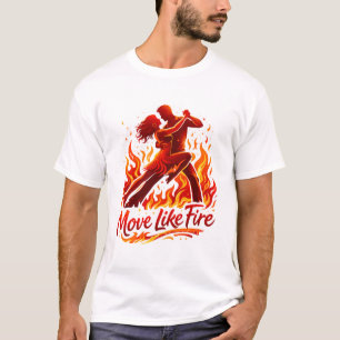 Camiseta Salas dançando -mova-se como fogo