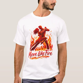 Camiseta Salas dançando -mova-se como fogo