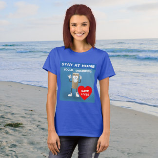 Camiseta Salas de Mensagens de Segurança 1 rua do Roll de P