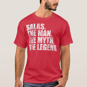 Camiseta SalasSalas Nome da família Salas sobrenome Salas S