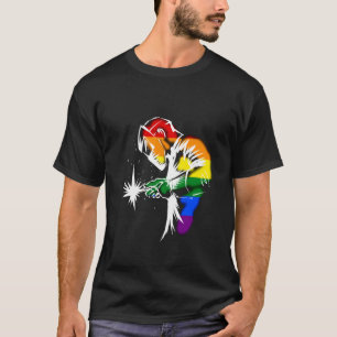 Camiseta Saldador Bandeira LGBT Mig Tig Soldagem LGBT