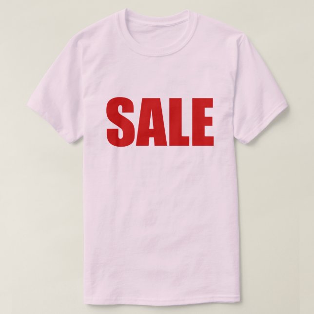 Camiseta SALE T-Shirt (Frente do Design)