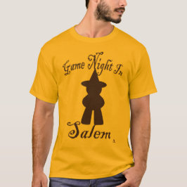 Camiseta Salem Game Night Engraçado Viagem Gaming Art