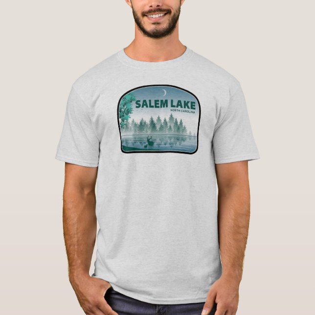 Camiseta Salem Lake North Carolina Deer (Frente)