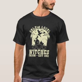 Camiseta Salem Local Witches Union Est 1692 Halloween Costu