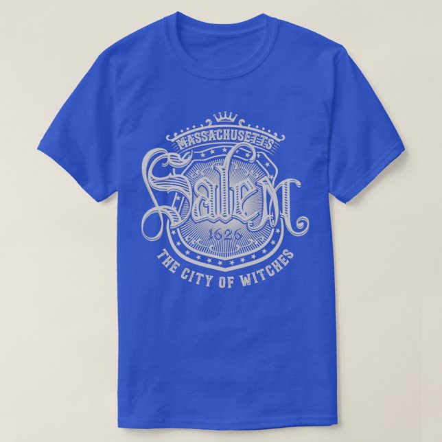 Camiseta Salem Massachusetts A Cidade Das Bruxas (Frente do Design)