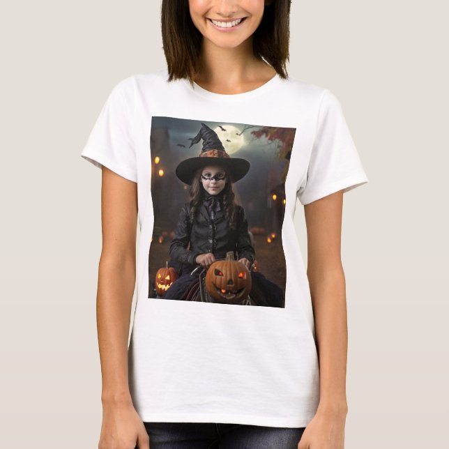 Camiseta Salem Riding Academy Halloween (Frente)