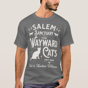 Camiseta Salem - Santuário para Wayward Cats Dark