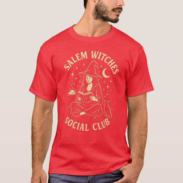 CAMISETA SALEM WITCHES SOCIAL CLUB (Frente)