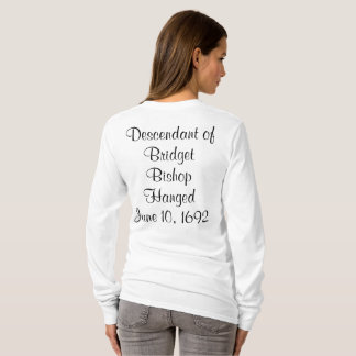 Camiseta Salem Witts Descendants Bridget Bishop Long Sleeve