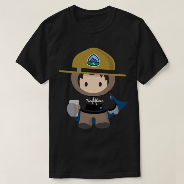 Camiseta Salesforce Astro - pioneiro da Salesforce- Salesfo (Frente do Design)