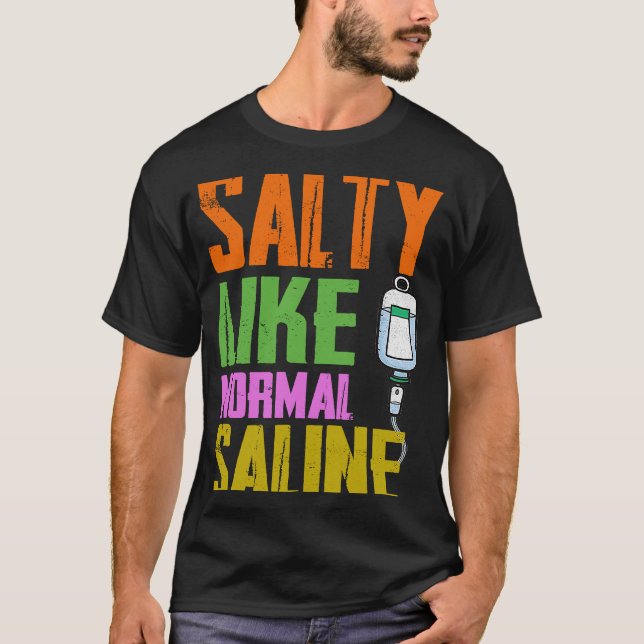 Camiseta Salgado Como Enfermeiro Salino Normal Enfermeiro E (Frente)
