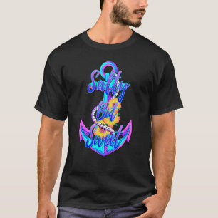 Camiseta Salgado, mas doce Anchor velejando