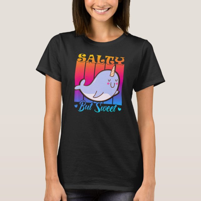 Camiseta Salgado, mas doce Biologia Marinha (Frente)
