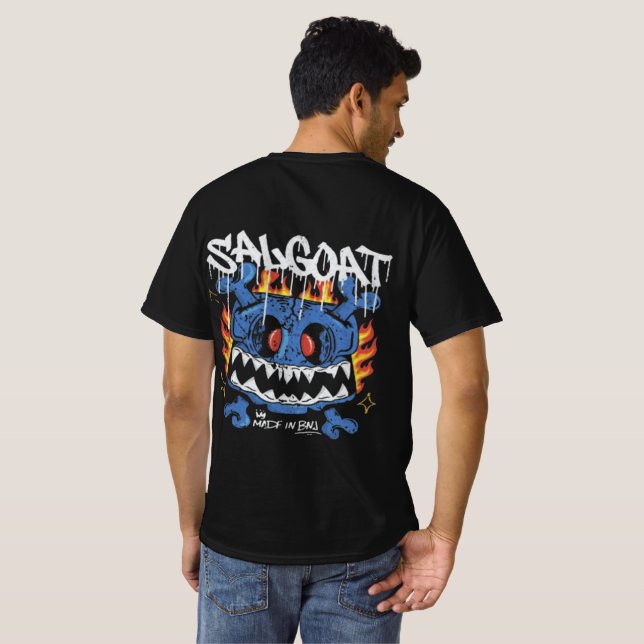 Camiseta SALGOAT Skull Tee (Parte Traseira Completa)