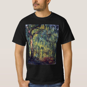 Camiseta Salgueiro Chorão de Claude Monet, Arte Fina Antiga