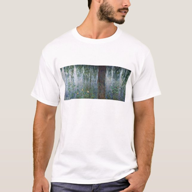 Camiseta Salgueiros Weeping de Claude Monet | Waterlilies (Frente)
