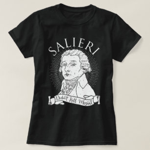 Camiseta Salieri não matou Mozart