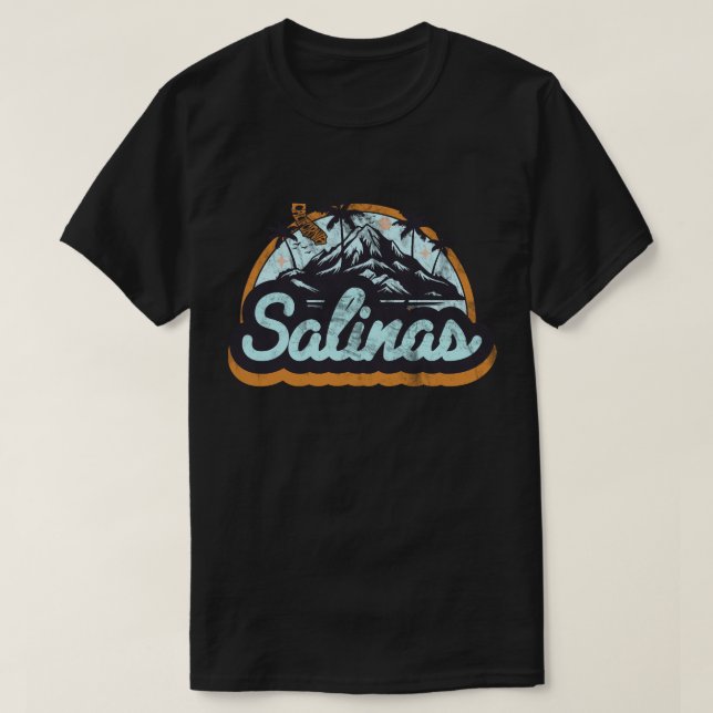 Camiseta Salinas, California T-Shirt (Frente do Design)