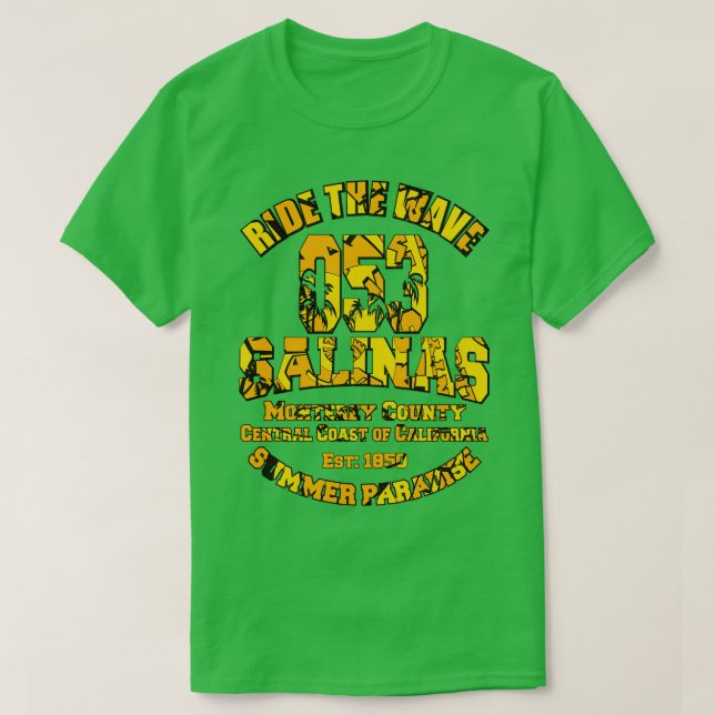 Camiseta Salinas City California USA (Frente do Design)