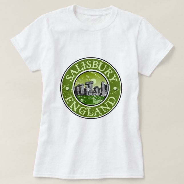 Camiseta Salisbúria Inglaterra (Frente do Design)