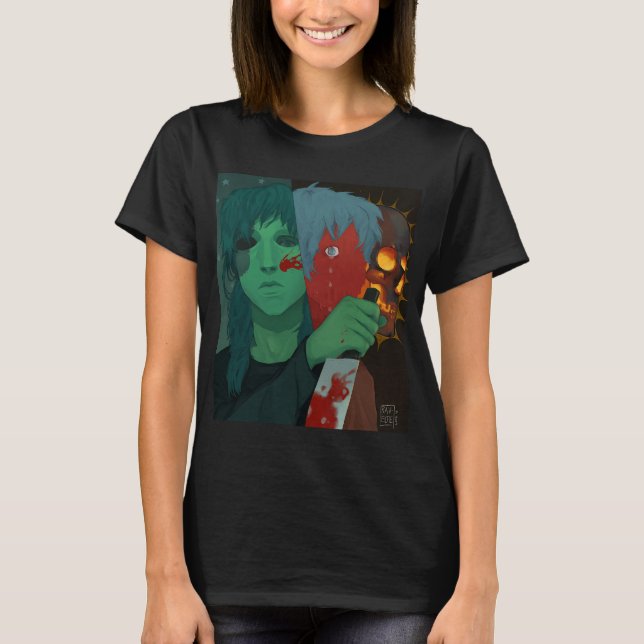 Camiseta Sally Face: pintura digital (Frente)