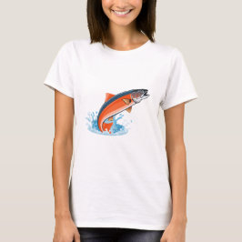 Camiseta Salmão