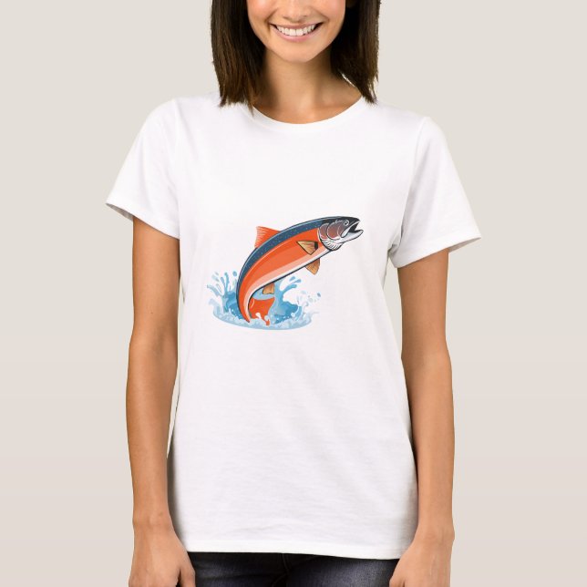 Camiseta Salmão (Frente)