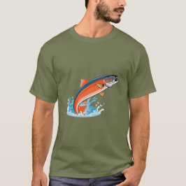Camiseta Salmão