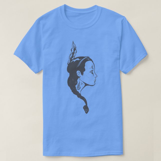 Camiseta Salmão da Costa Americana Nativa (7) (Frente do Design)