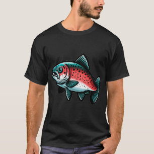 Camiseta Salmão do Pacífico Noroeste