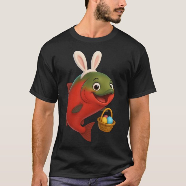Camiseta Salmão Kokanee da Páscoa (Frente)