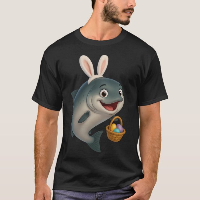 Camiseta Salmão Rei de Páscoa (Frente)