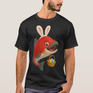 Camiseta Salmão Sockeye da Páscoa