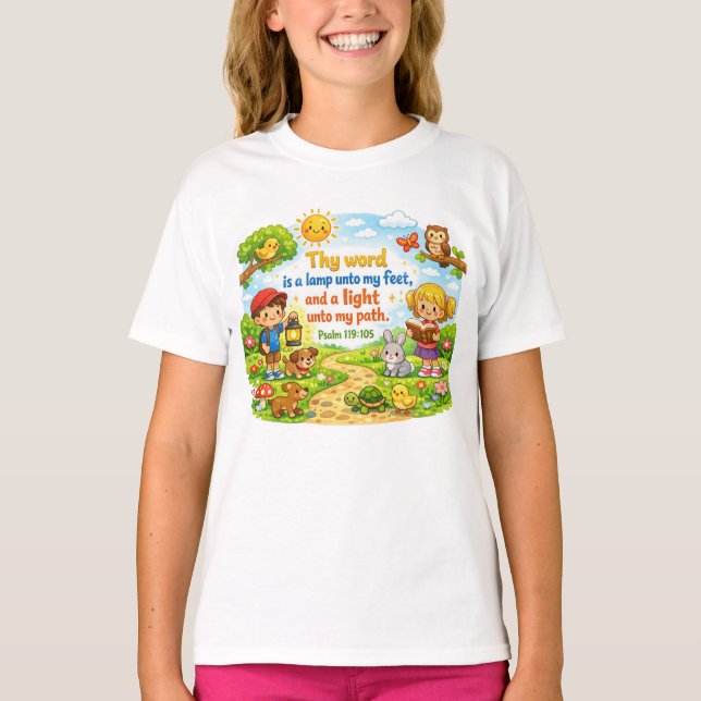 Camiseta Salmo 119:105 (Frente)