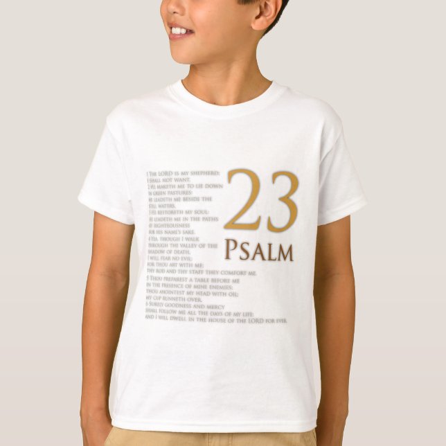 CAMISETA SALMO 23 (Frente)
