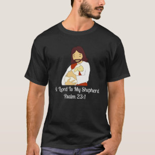 Camiseta Salmo 23 O Senhor É Meu Pastor Jesus Cristão F