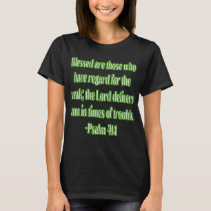 Camiseta Salmo 41:1 Bem-aventurados os que se importam...