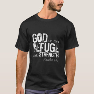Camiseta Salmo 46 1 Deus É Nosso Refúgio Jesus Bíblia Crist