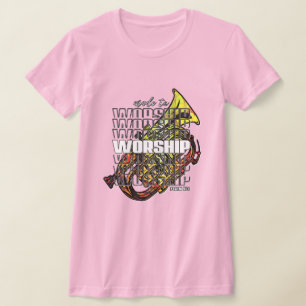 Camiseta Salmo 95 Feito Para Cristão Culto Saxofone