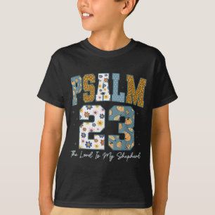 Camiseta Salmo Cristão 23 Retro O Senhor é Meu Pastor B