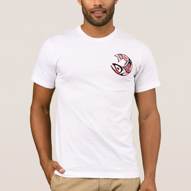 Camiseta salmões (Frente)