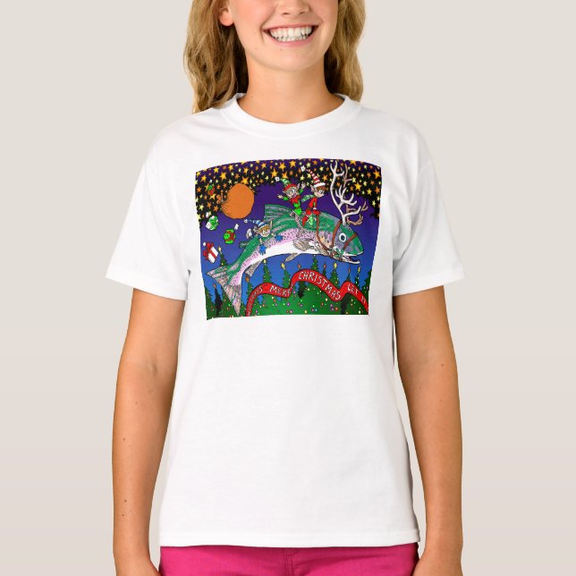 Camiseta Salmões do feriado (Frente)